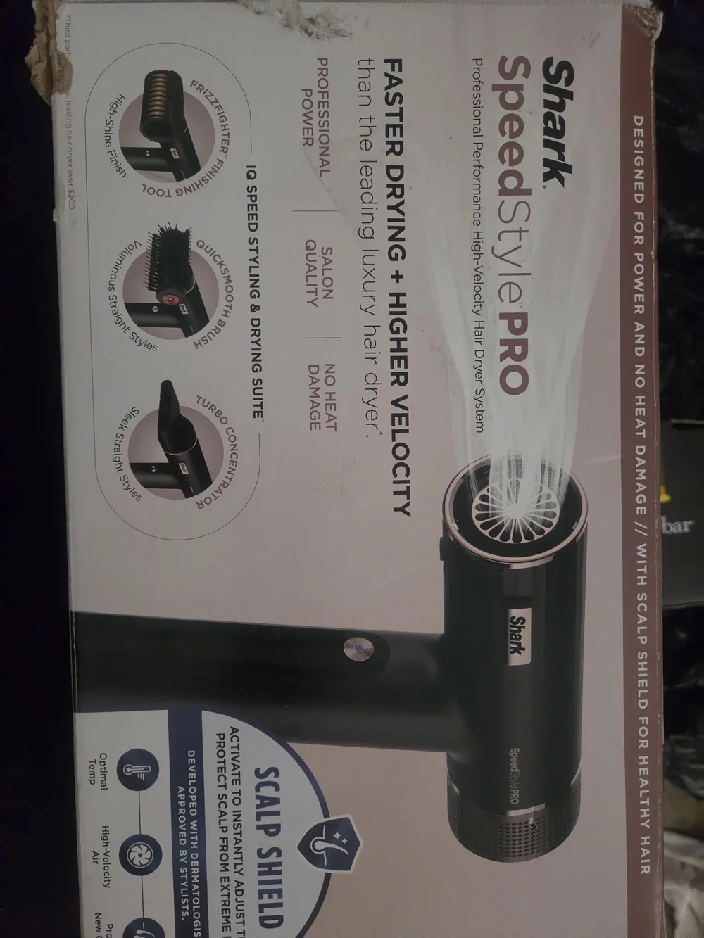 SpeedStyle PRO Men's Hair Dryer - Black
